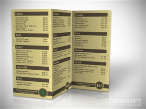 Design de Brochure par Dhiraj Rao pour Chai Thai | Design : #1689545