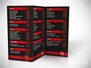 Design de Brochure par Dhiraj Rao pour Chai Thai | Design : #1689557