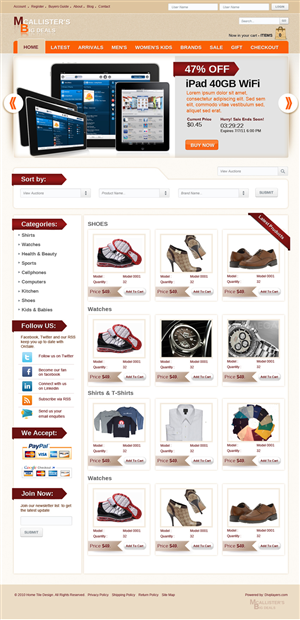 Web Design by the-lion-king for this project | Design: #345661