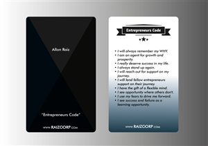 Business Card Design by David Mendez Fernandez for this project | Design: #6167277