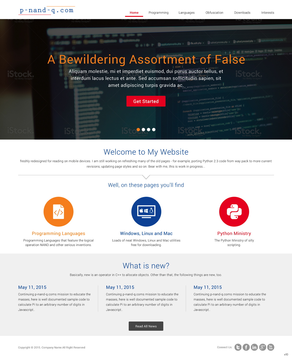 Web Design by pb for this project | Design #6170651