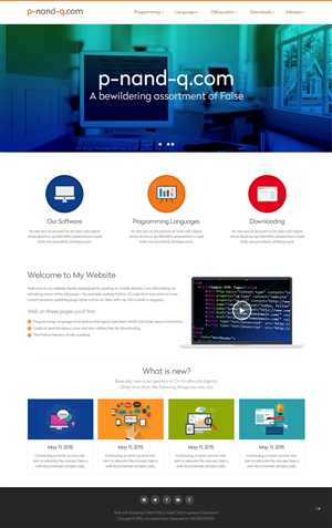 Web Design by pb for this project | Design: #6170660