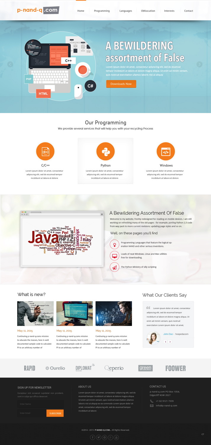 Web Design by pb for this project | Design #6170661