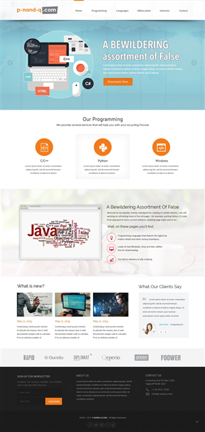 Web Design by pb for this project | Design: #6170661