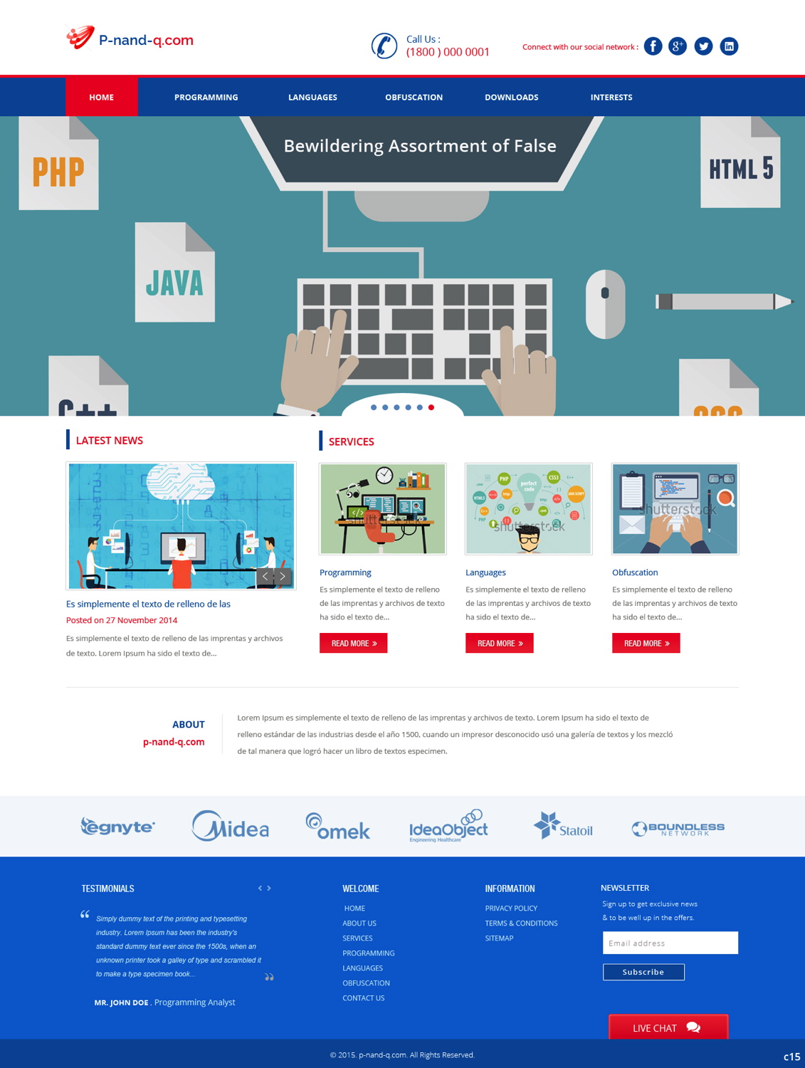 Diseño Web por pb para este proyecto | Diseño #6170664