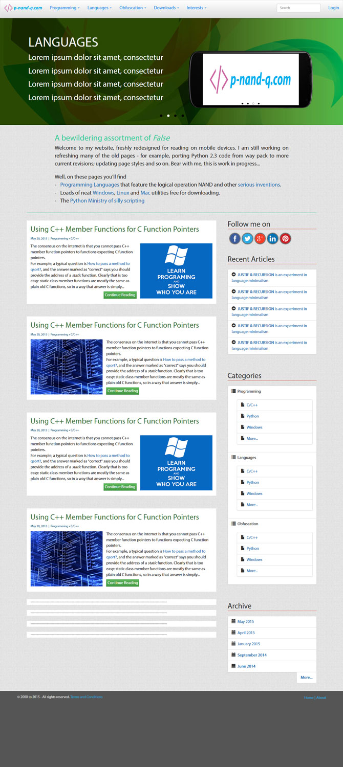 Diseño Web por Jahid BD para este proyecto | Diseño #6221670