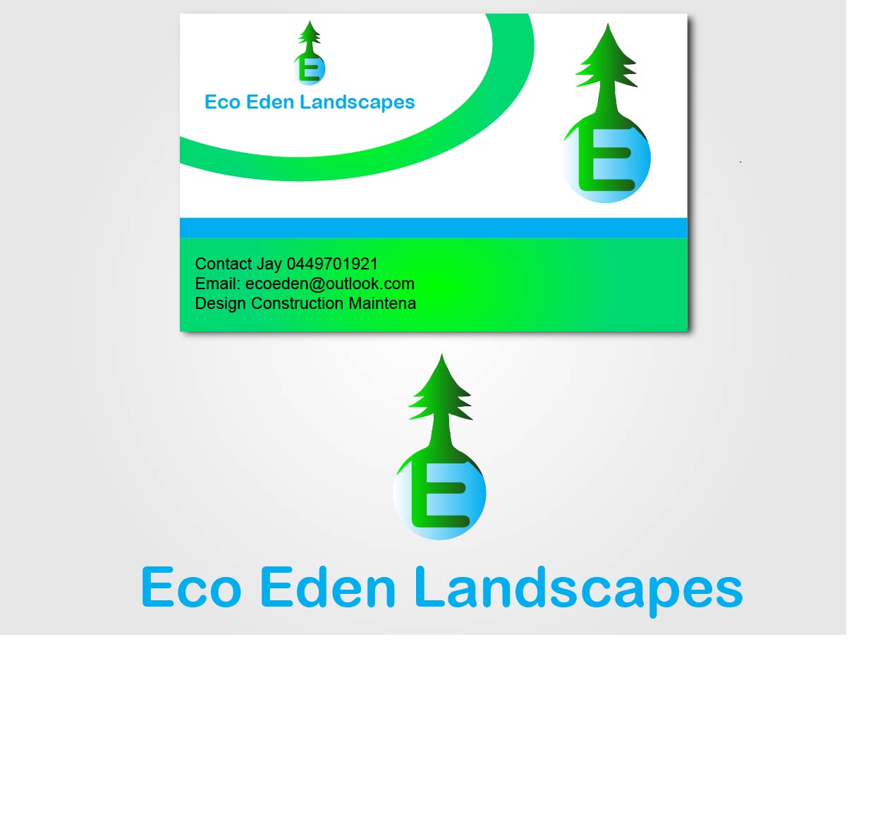 Logo Design by KarlCloy for Eco Eden Landscapes | Design #1665532