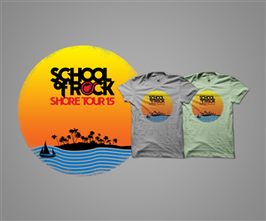 Band tour tee shirt for indie band | T-Shirt-Design von eikwox