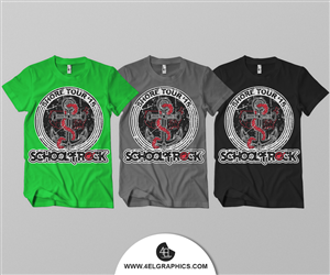 T-shirt Design by Rogelio Graphics for Rock Mamas LLC | Design: #6213074