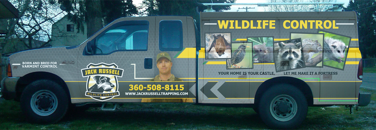 Design de Panneau par James Sylvester pour Jack Russell Wildlife Control | Design #1661522