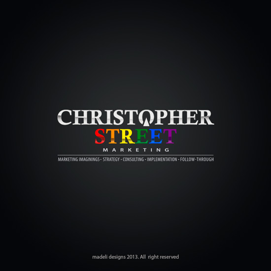 Logo Design by madeli for Christopher Street Marketing | Design #1694931