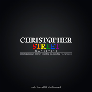 Christopher Street Marketing (and the tagline above) | Logo Design by madeli