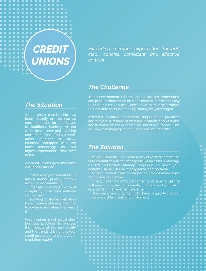 Brochure Design by Iwana Ioana for PrecisionContent.com  | Design #6168413