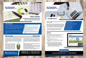 Brochure Design by Masha K for PrecisionContent.com  | Design: #6149633