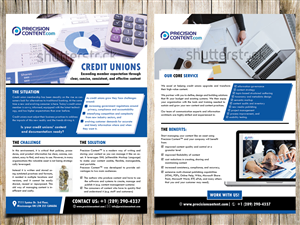 Brochure Design by Masha K for PrecisionContent.com  | Design: #6162086