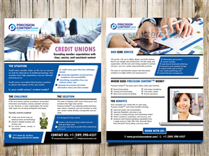 Brochure Design by Masha K for PrecisionContent.com  | Design: #6181157
