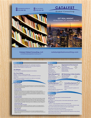 Diseño de Brochure por Einder para Catalyst Global Consulting | Diseño: #6179828