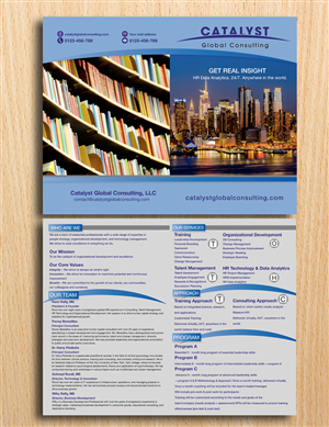 Diseño de Brochure por Einder para Catalyst Global Consulting | Diseño: #6179845