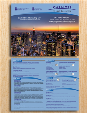 Diseño de Brochure por Einder para Catalyst Global Consulting | Diseño: #6179961
