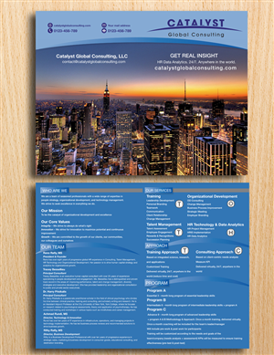 Diseño de Brochure por Einder para Catalyst Global Consulting | Diseño: #6180153