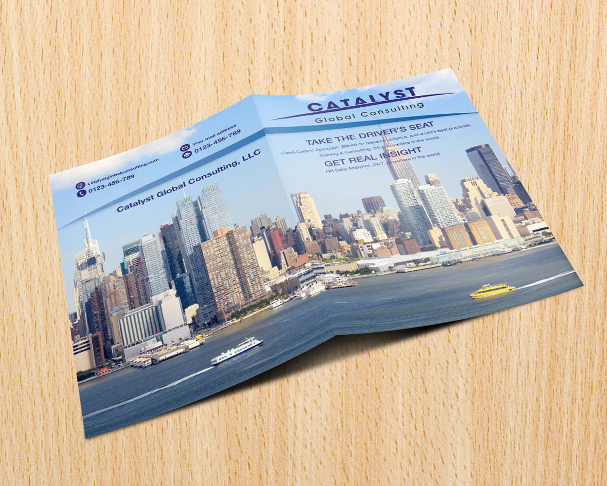 Diseño de Brochure por Einder para Catalyst Global Consulting | Diseño #6180674