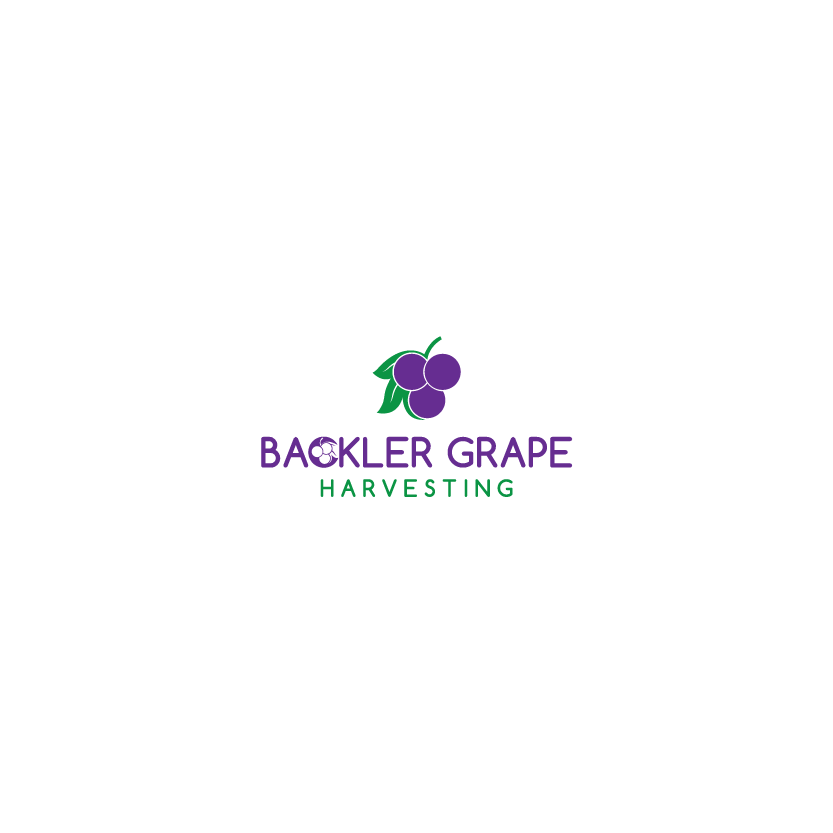 Logo Design by Markelof for BACKLER Grape Harvesting Contractors | Design #6281012