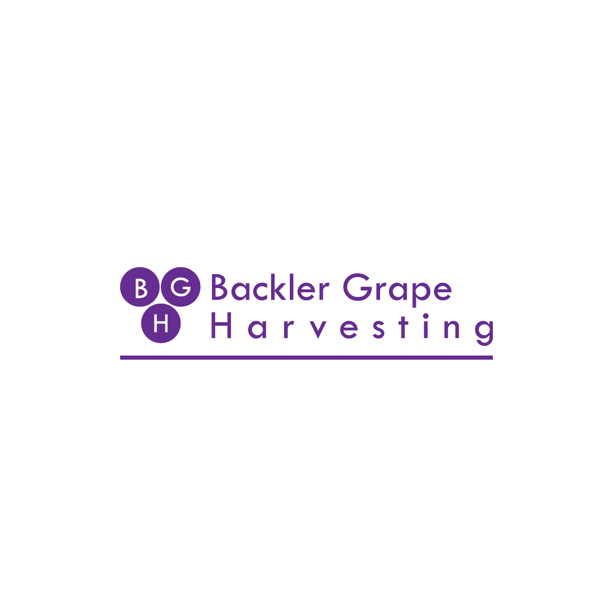 Logo Design by kamusinggris1234 for BACKLER Grape Harvesting Contractors | Design #6141398
