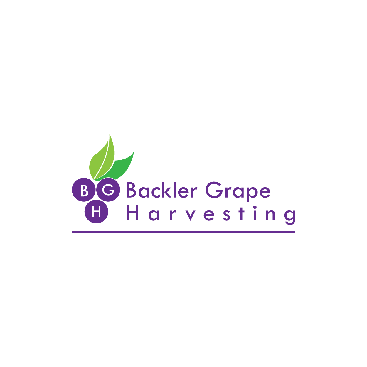 Logo Design by kamusinggris1234 for BACKLER Grape Harvesting Contractors | Design #6170305