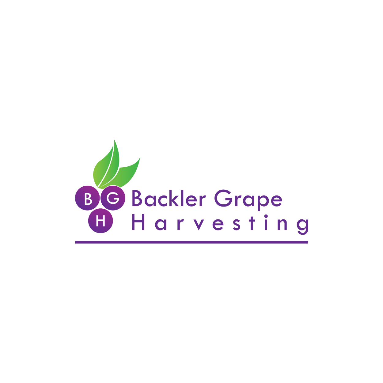 Logo Design by kamusinggris1234 for BACKLER Grape Harvesting Contractors | Design #6170317