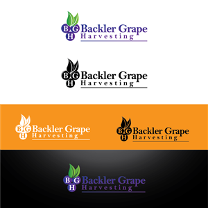 Logo Design by kamusinggris1234 for BACKLER Grape Harvesting Contractors | Design: #6270452