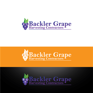 Logo-Design von kamusinggris1234 für BACKLER Grape Harvesting Contractors | Design: #6276668