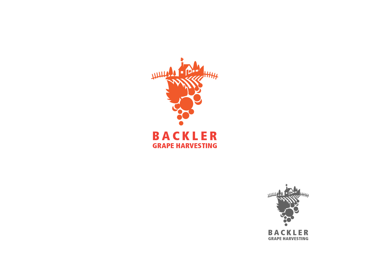 Logo Design by benito for BACKLER Grape Harvesting Contractors | Design #6143460