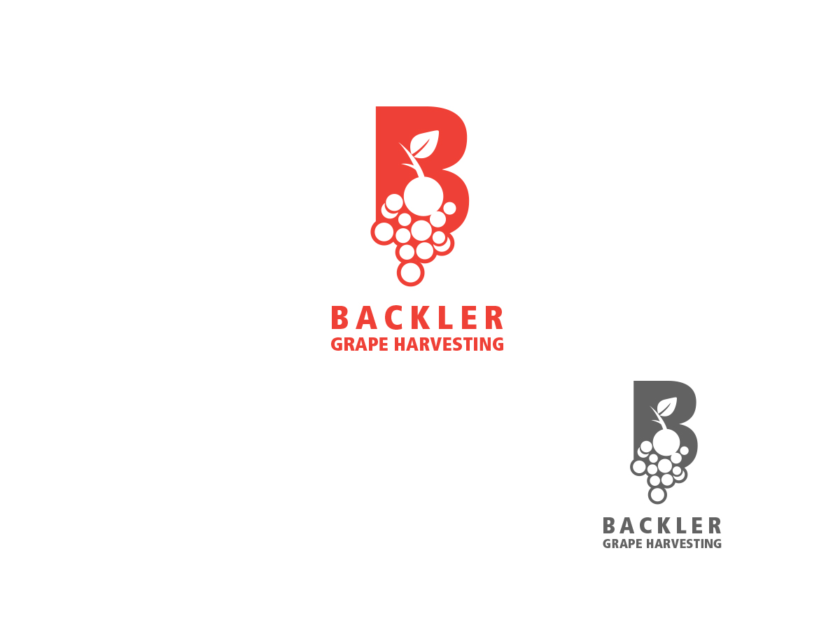 Logo-Design von benito für BACKLER Grape Harvesting Contractors | Design #6143678