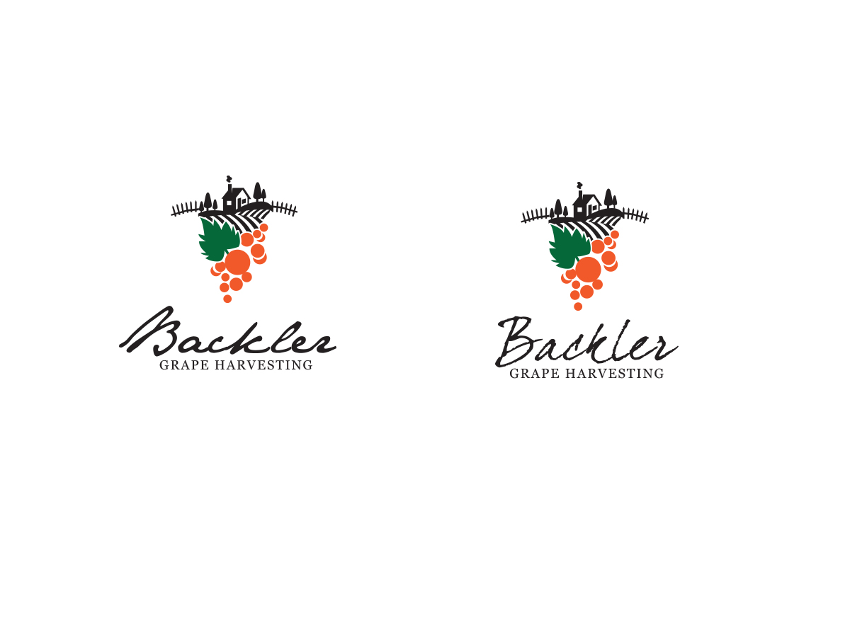 Logo-Design von benito für BACKLER Grape Harvesting Contractors | Design #6174268