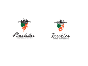 Logo Design by benito for BACKLER Grape Harvesting Contractors | Design: #6174268