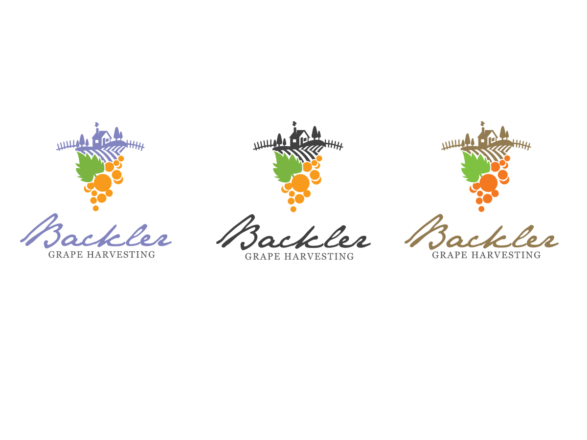 Diseño de Logo por benito para BACKLER Grape Harvesting Contractors | Diseño #6174703