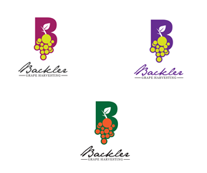 Logo Design by benito for BACKLER Grape Harvesting Contractors | Design: #6268918