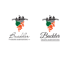 Logo Design by benito for BACKLER Grape Harvesting Contractors | Design: #6269075