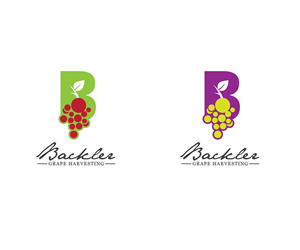 Logo Design by benito for BACKLER Grape Harvesting Contractors | Design: #6269153