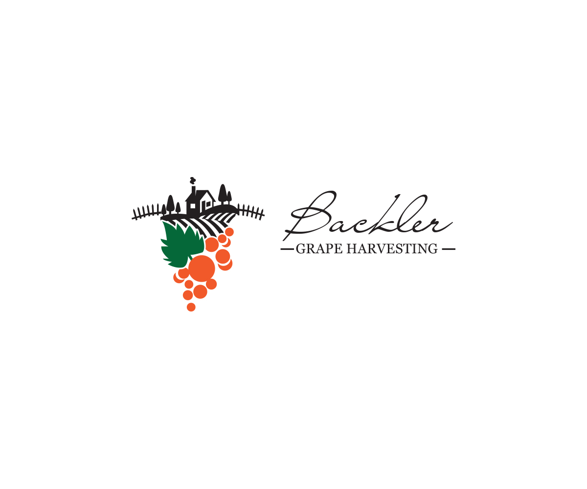 Logo Design by benito for BACKLER Grape Harvesting Contractors | Design: #6316534