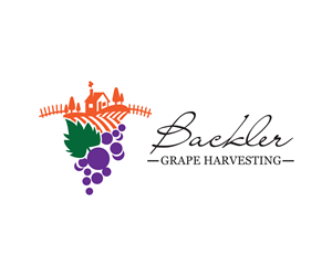 Logo Design by benito for BACKLER Grape Harvesting Contractors | Design: #6408136