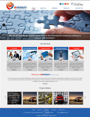 Web Design by harmi_199 for this project | Design: #6168203