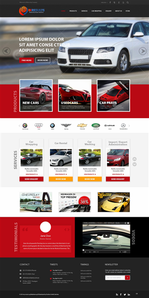 Web Design by saroshdurrani for this project | Design: #6163287