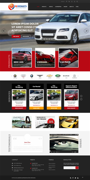 Web Design by saroshdurrani for this project | Design: #6163298