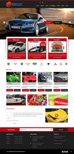 Web Design by saroshdurrani for this project | Design: #6163347