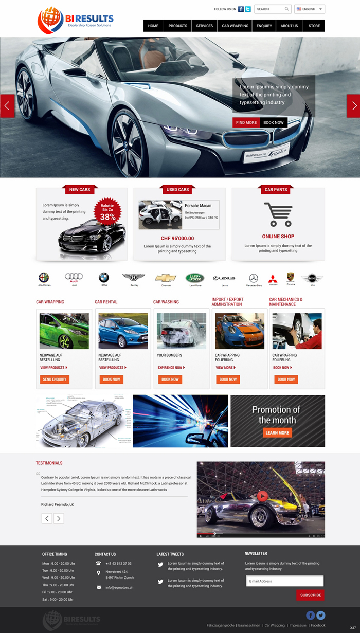Web Design by saroshdurrani for this project | Design #6163401