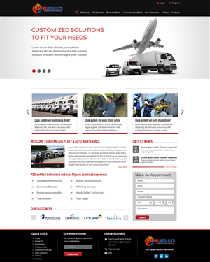 Web Design by saroshdurrani for this project | Design: #6182689
