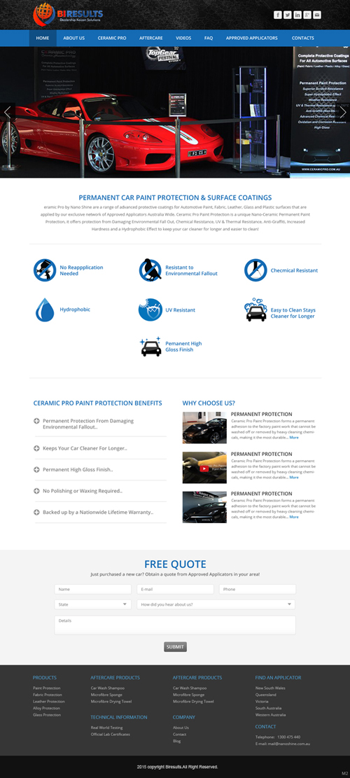 Web Design par saroshdurrani pour ce projet | Design #6182814