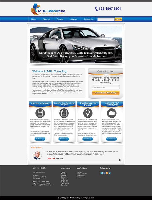 Web Design by DesignXyz for this project | Design #6190169