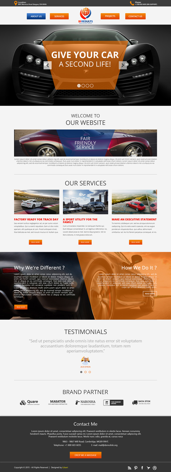 Web Design par iLibart pour ce projet | Design #6155548